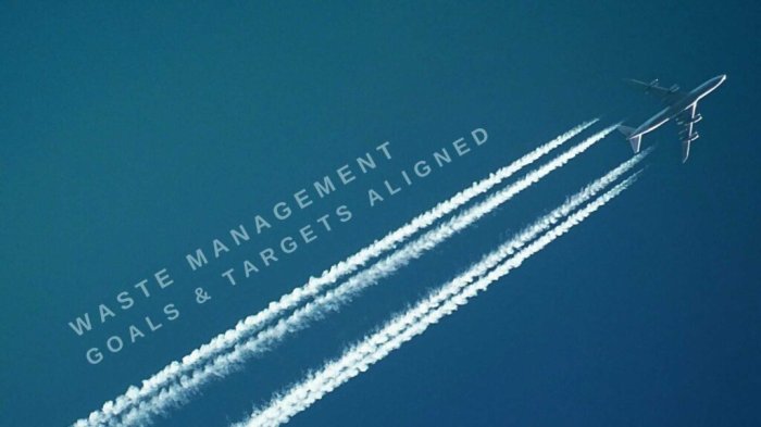 How to reduce waste when flying