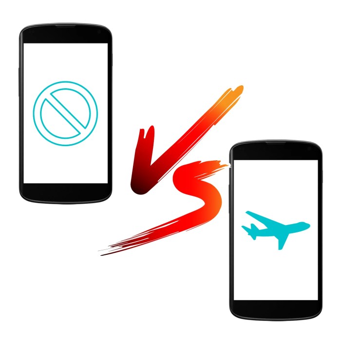 What happens if you dont use airplane mode