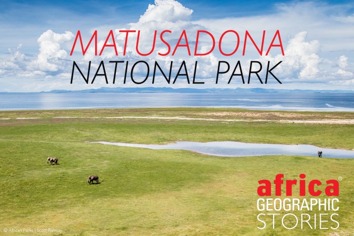Matusadonha national park conservation