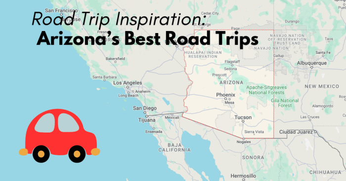 Arizona best road trips