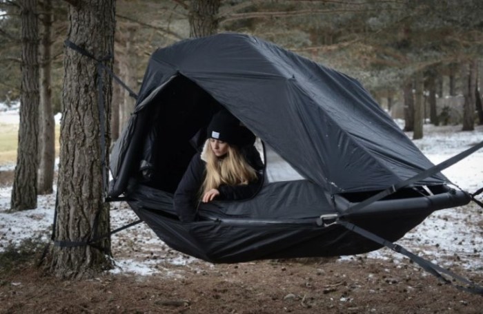 Ark inflatable hammock tent