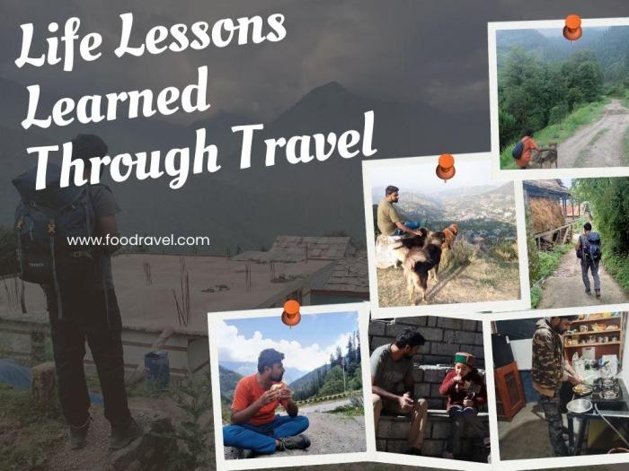 Lessons Learned Lessons for future travel