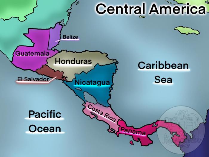 Islands in central america