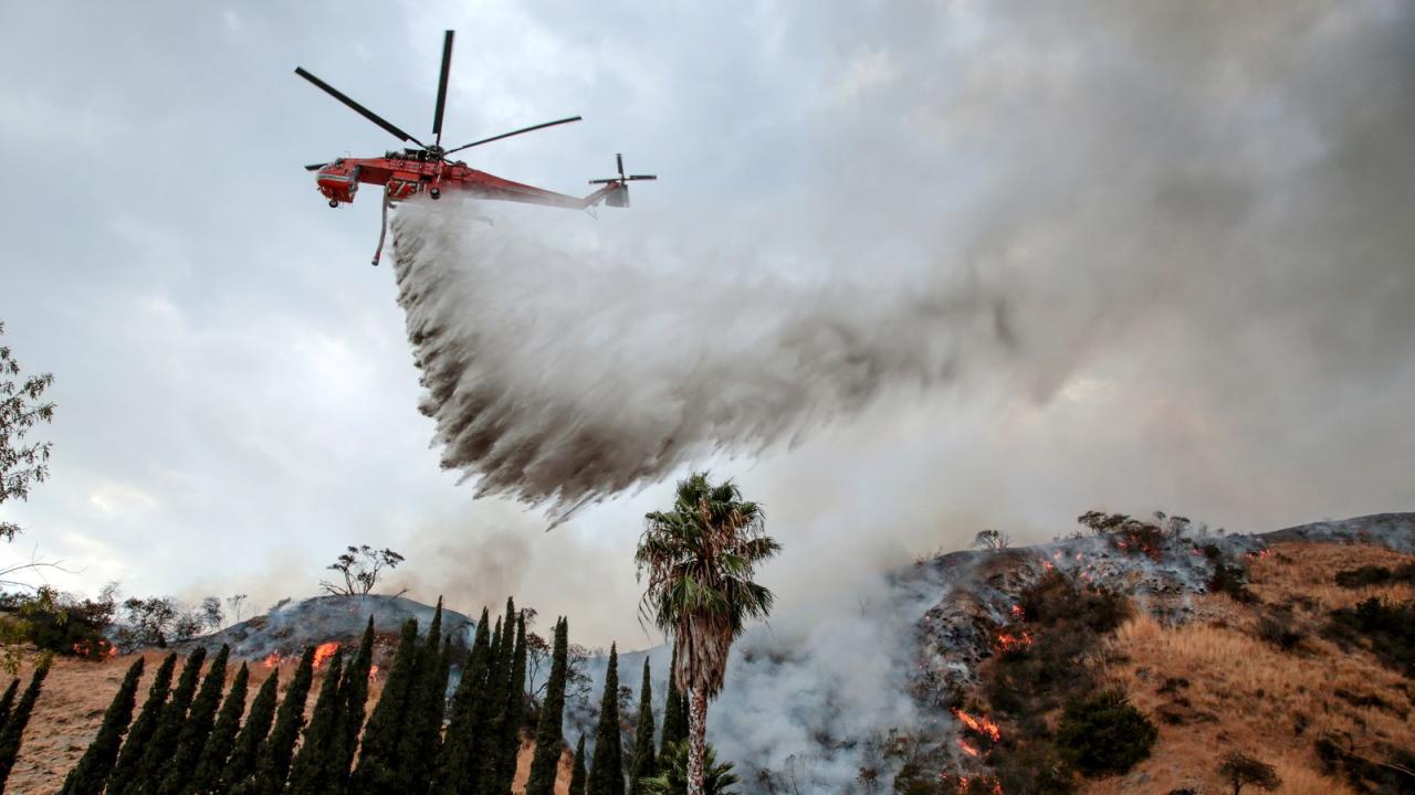 Los angeles fires lax burbank universal studios airbnb lyft