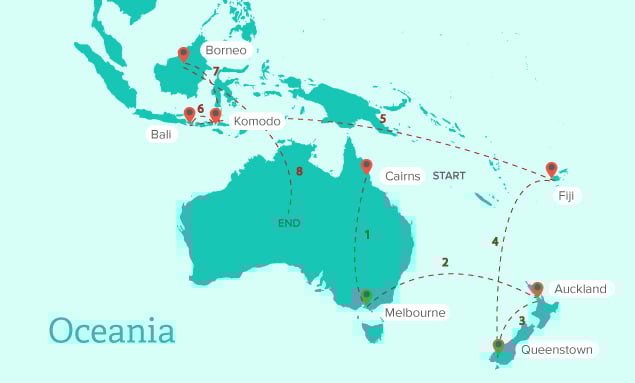 The Azure Dream: A Comprehensive Travel Itinerary for Oceania