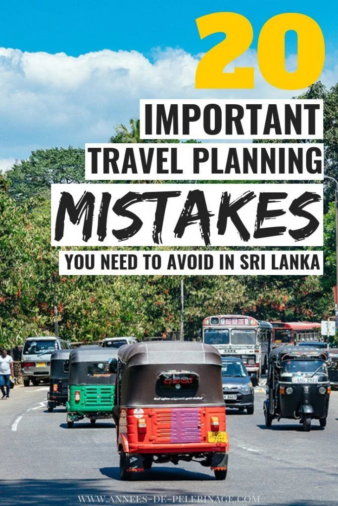 Mistakes to Avoid When Sri Lanka With Complete Travel Tips